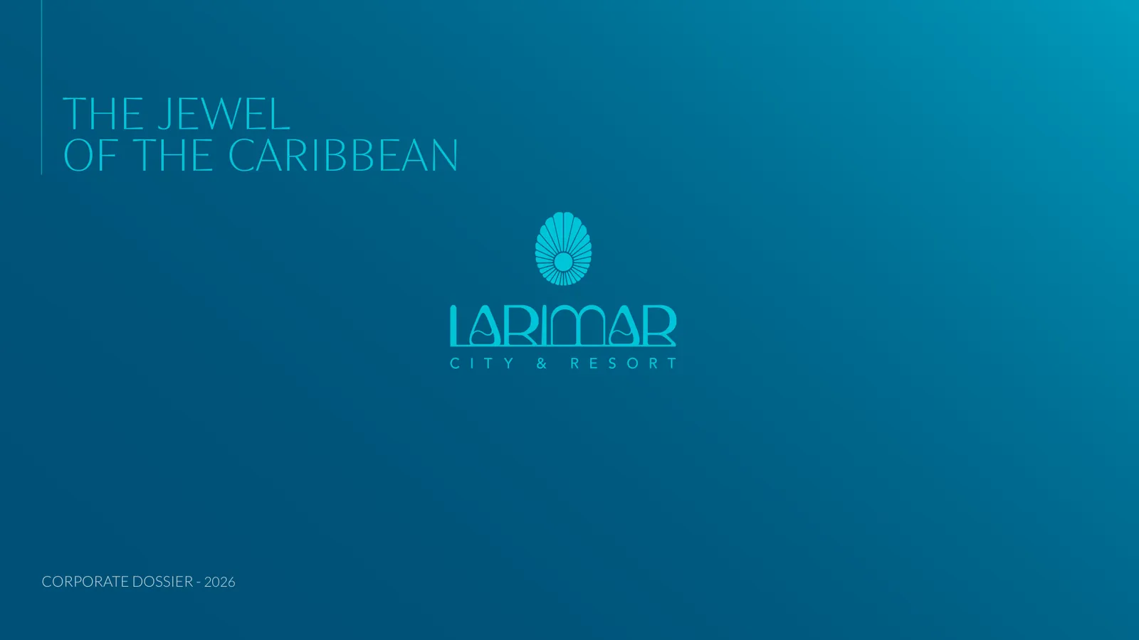 Larimar City Corporate Dossier 2026, slide 1 of 20