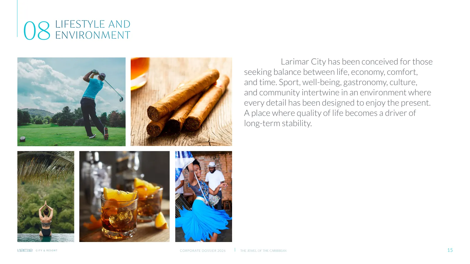 Larimar City Corporate Dossier 2026, slide 15 of 20