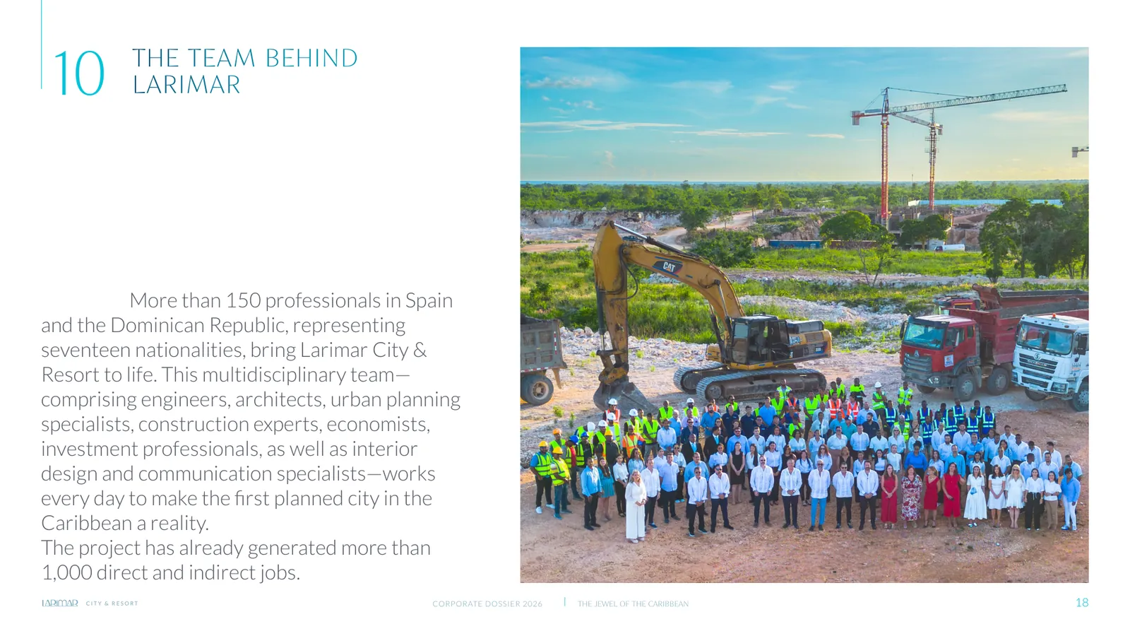 Larimar City Corporate Dossier 2026, slide 18 of 20