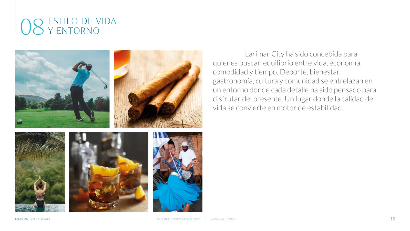 Dossier Corporativo 2026 de Larimar City, lámina 15 de 20