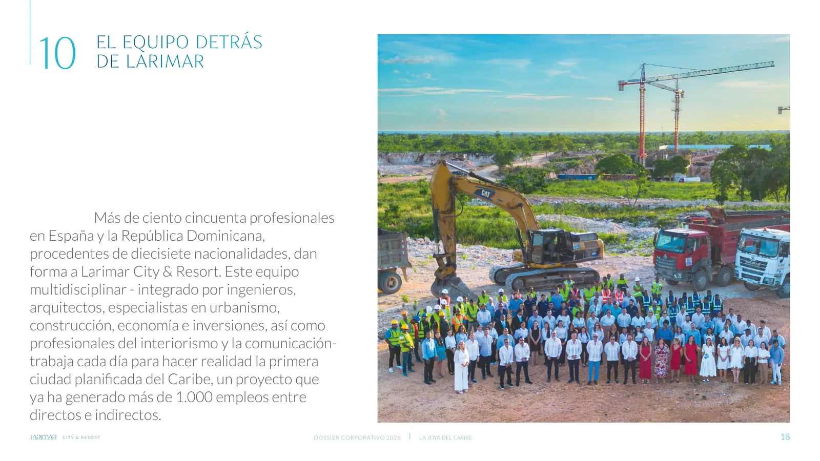 Dossier Corporativo 2026 de Larimar City, lámina 18 de 20