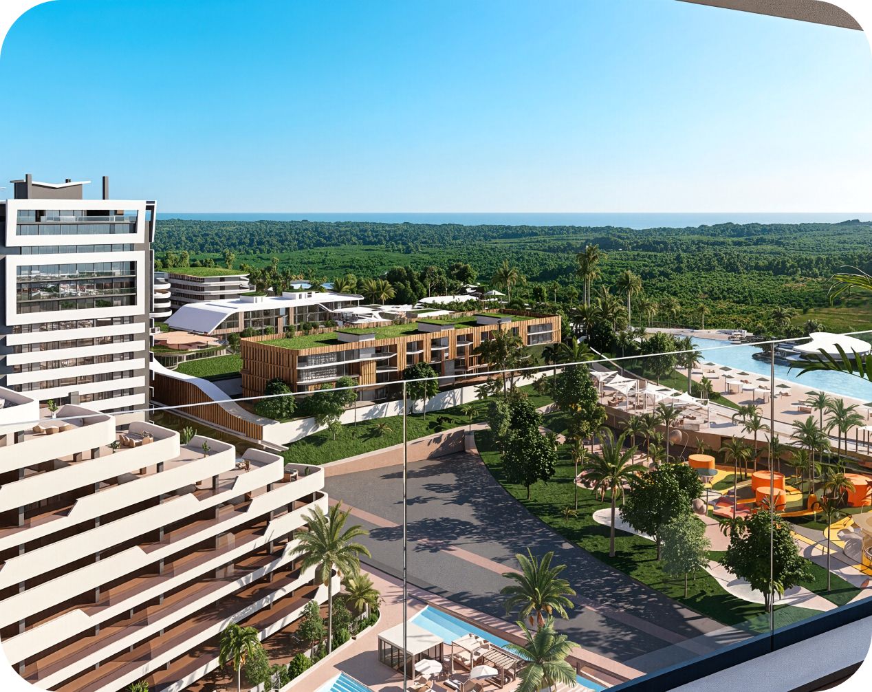 Apartamentos de 2 habitaciones con vistas al Farallón