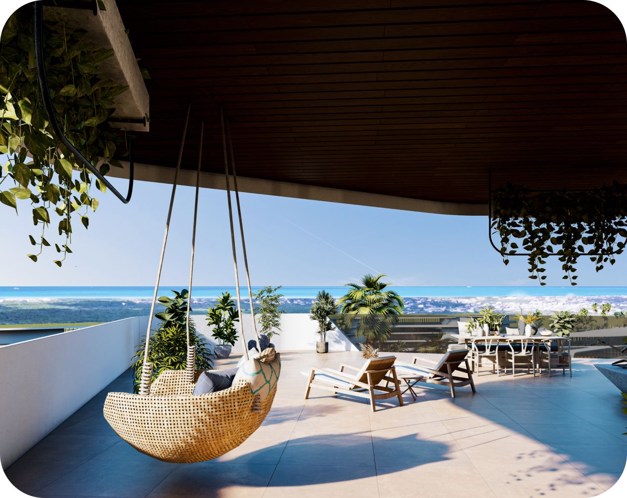 Apartamentos de 3 habitaciones con vistas panorámicas