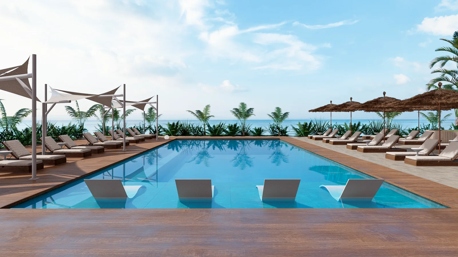 Maraluna Beach Club Larimar City — render 3