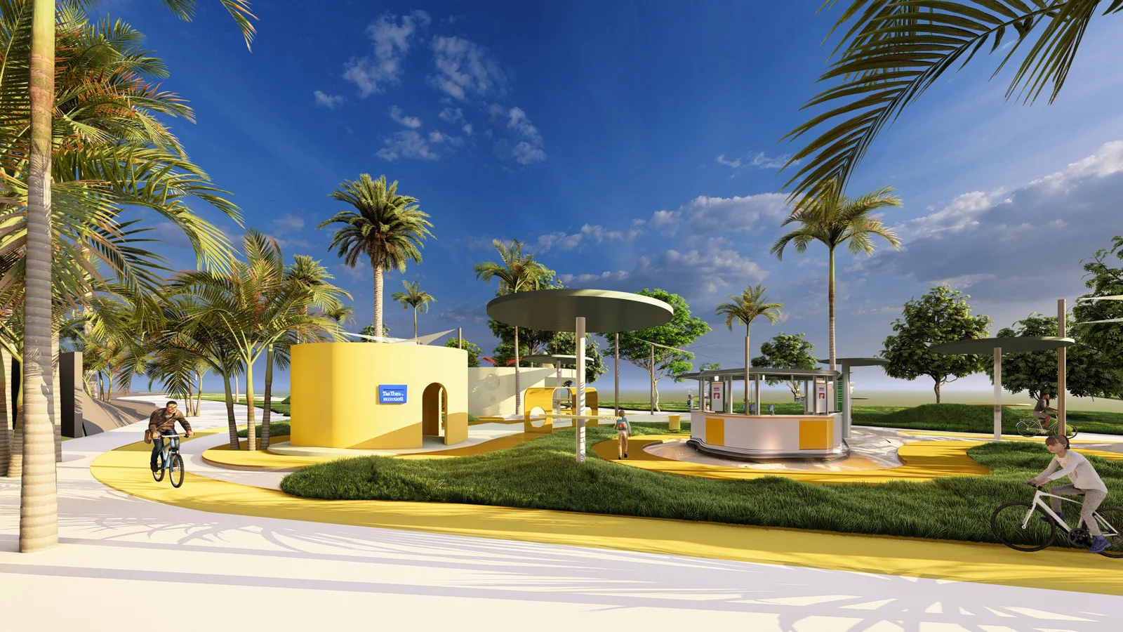 Parque infantil Larimar City — render 2