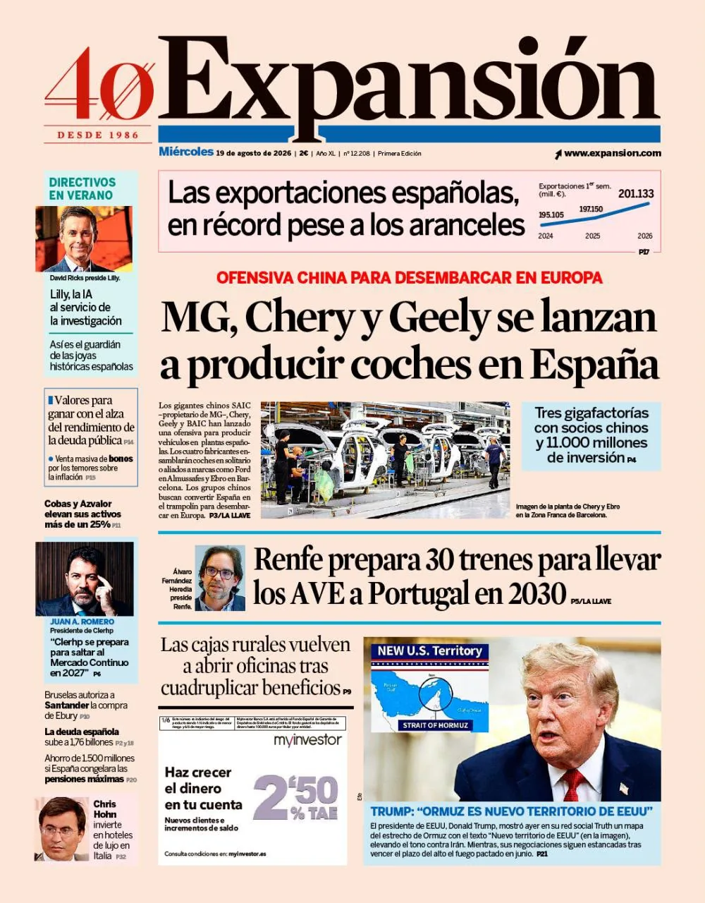 CLERHP protagoniza la portada de Expansión y avanza hacia una nueva etapa de crecimiento
