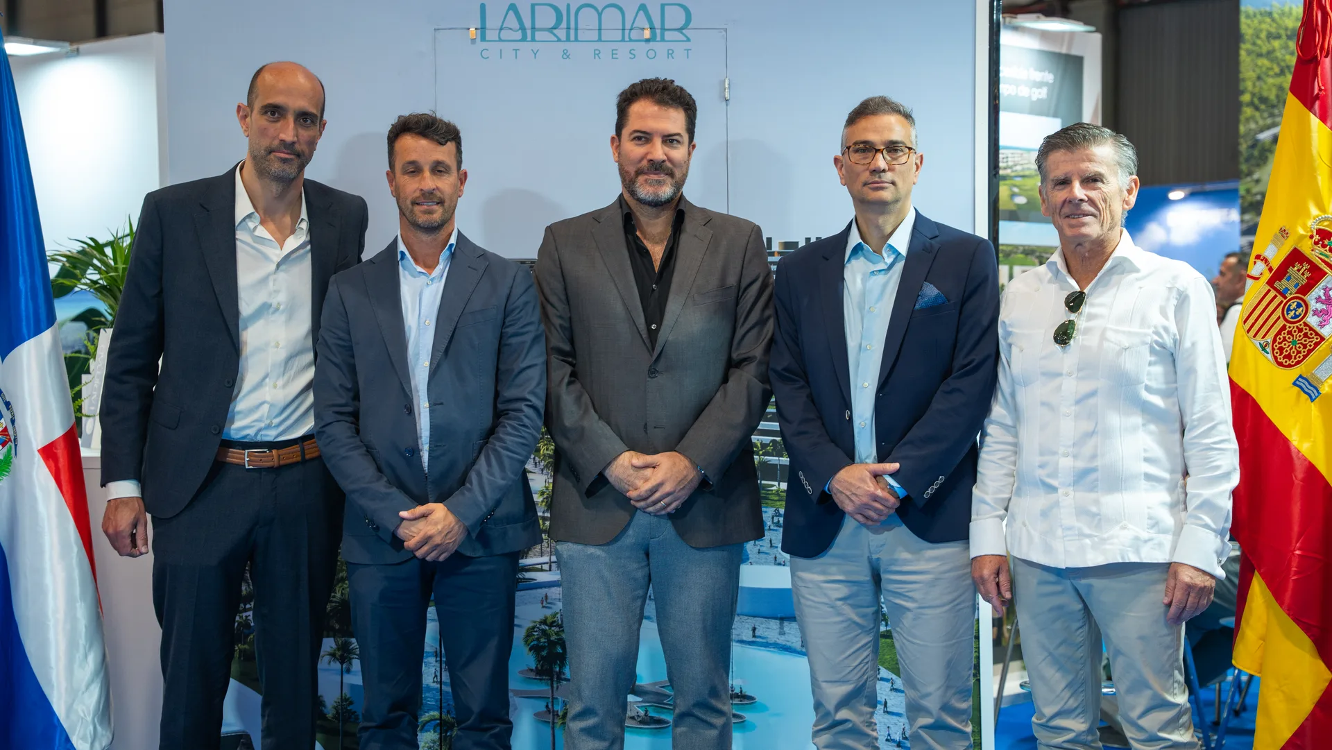 Larimar City & Resort and Technal representatives after signing the agreement