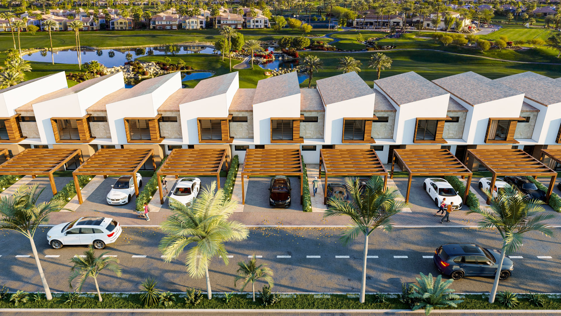 Townhouses - Larimar City luxury property in Punta Cana