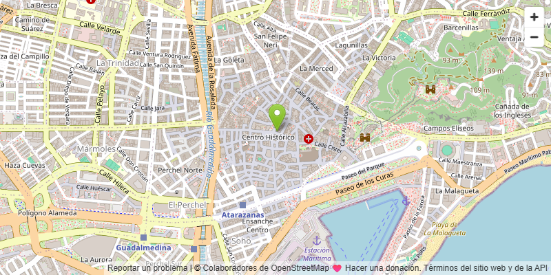Mapa de Málaga