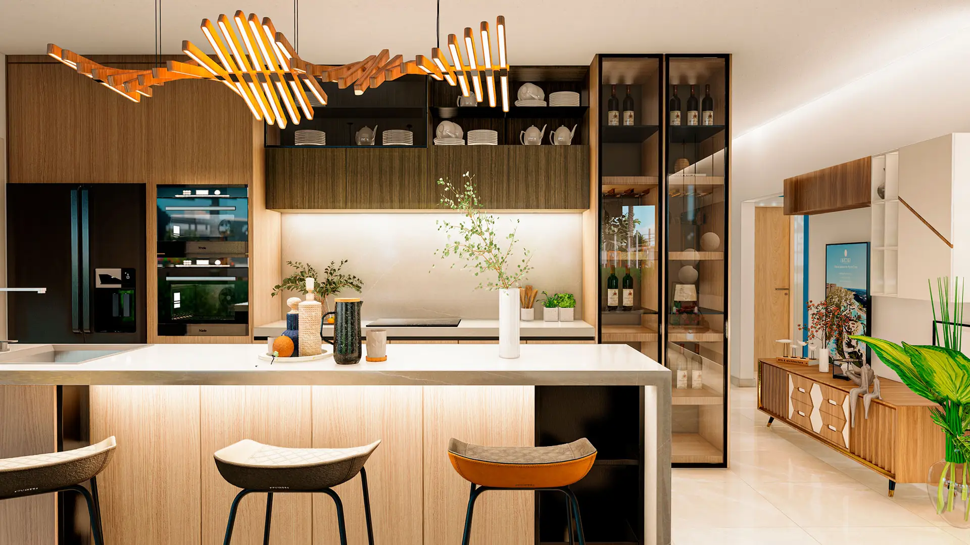 Horizon View — cocina apartamento esquina