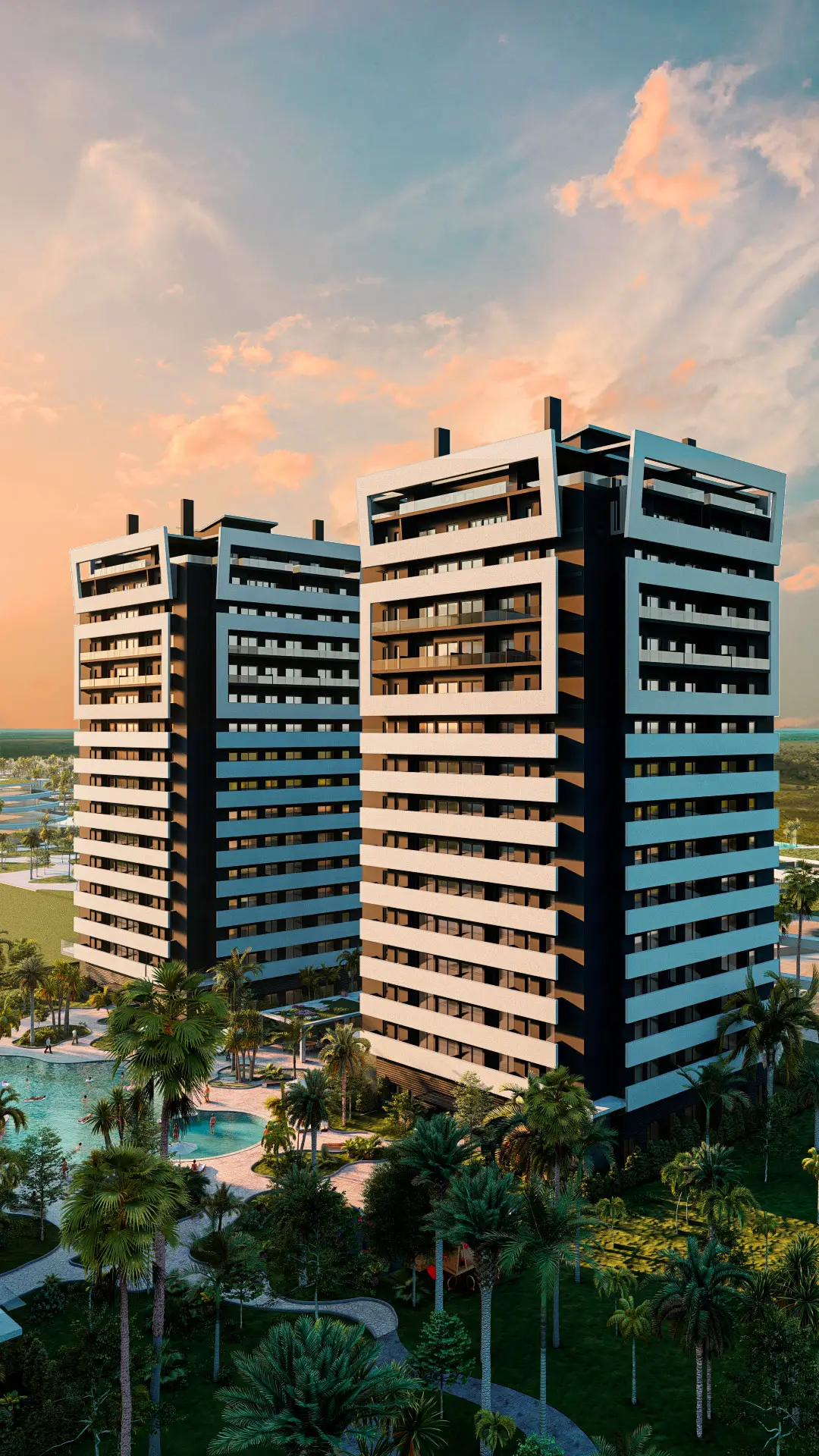 Prime Towers — torre vista vertical