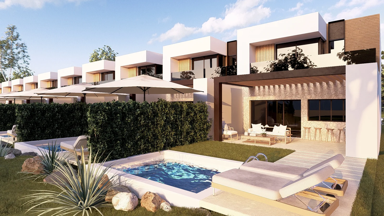 Townhouses Larimar City — render 2