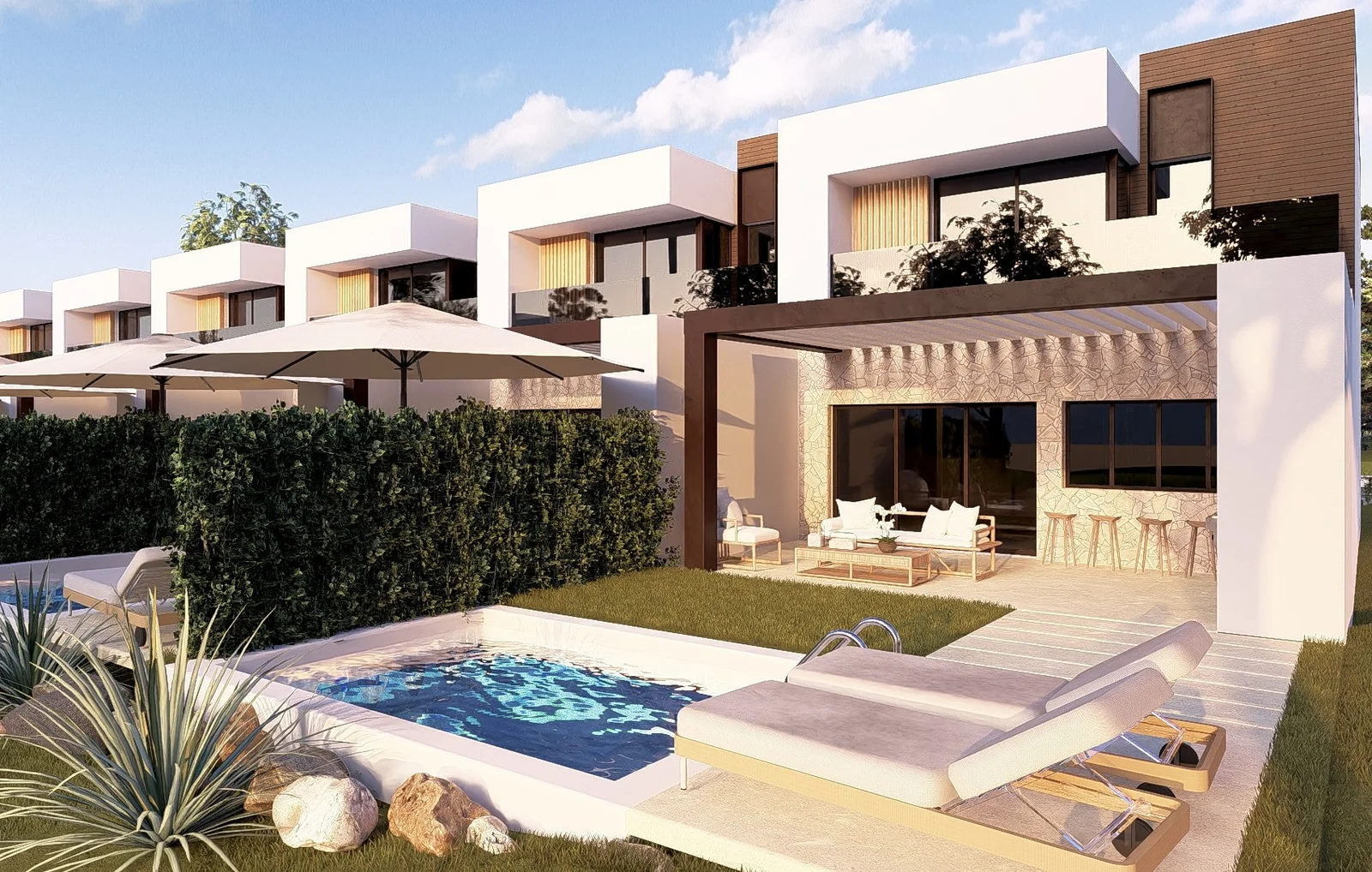 Townhouses Larimar City — render 7