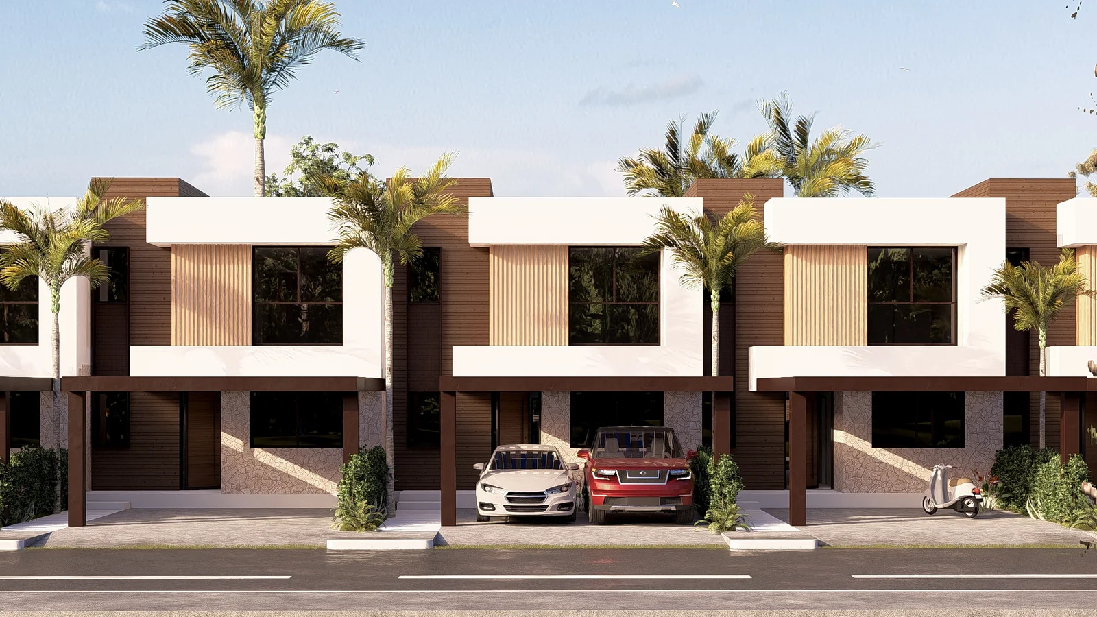 Townhouses Larimar City — render 8