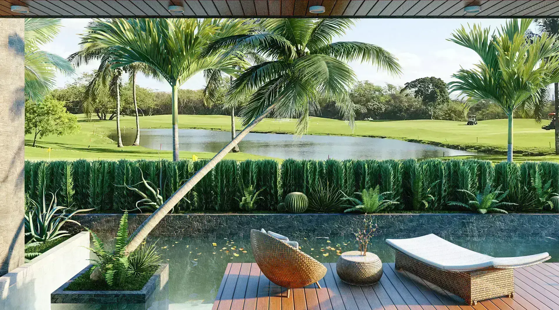 Campo de golf 18 hoyos Larimar City